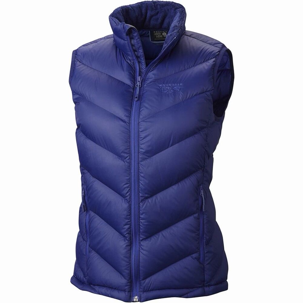 Mountain Hardwear Women’s Ratio 650 Down Quilted Puffer Vest Blue XS
